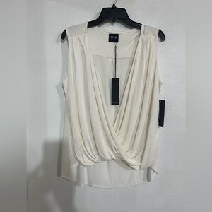 N 11 Los Angeles open front top eggshell white Sz M NWT